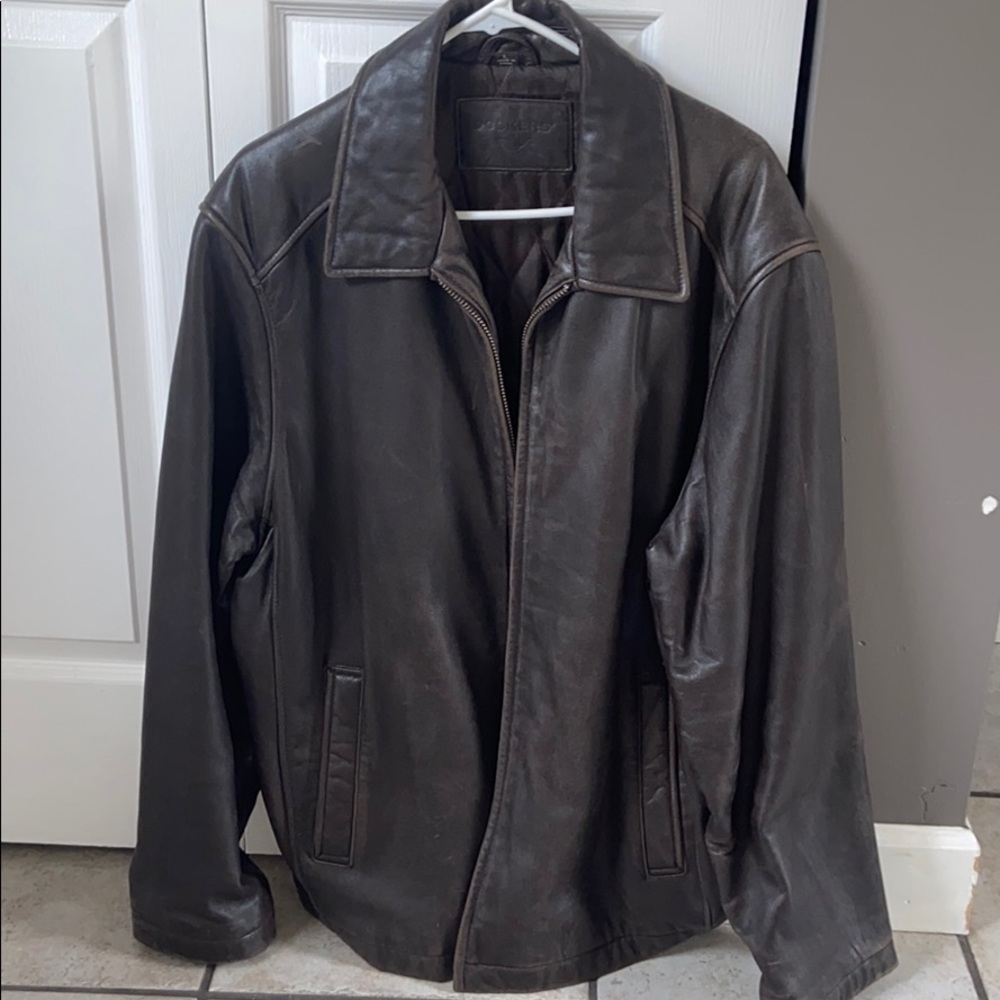 Men's Dockers Genuine Leather Jacket